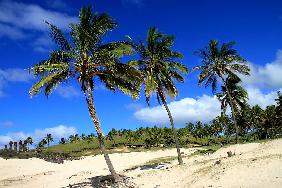 Райский пляж острова Пасхи