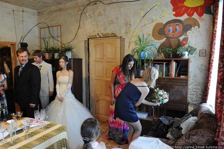 Свадьба в старом доме Боровск, Россия