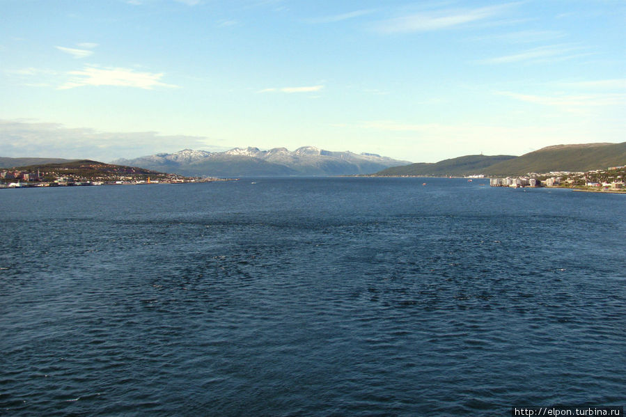На мосту Тромсё, Норвегия