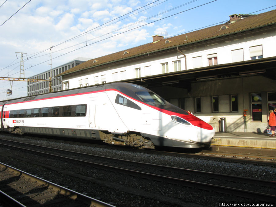 Железные дороги Швейцарии, поезда (не узкоколейки) Швейцария