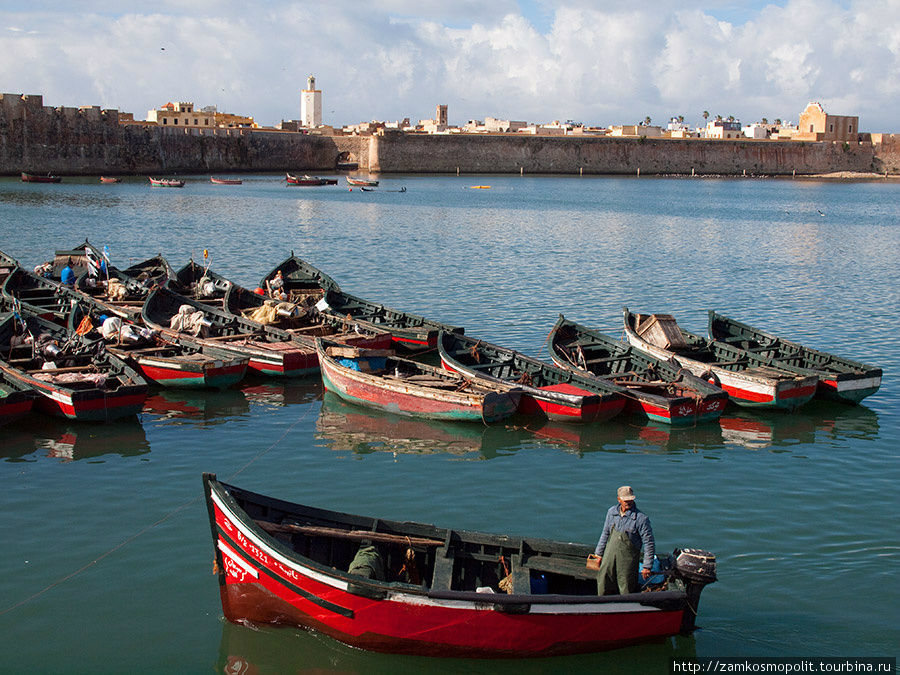 Вид на бывшую португальскую колонию Мазаган в современной Эль-Джадиде Марокко