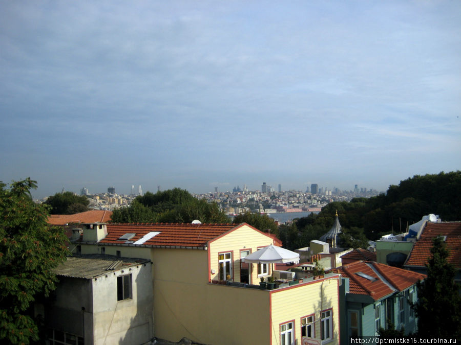 Вид с крыши отеля. Стамбул, Турция