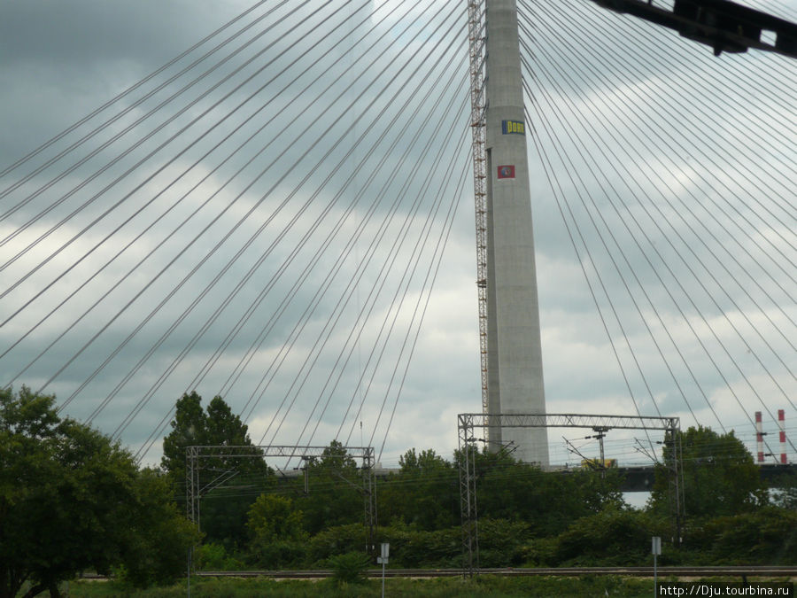 Вантовый мост, построенный с помощью России Белград, Сербия