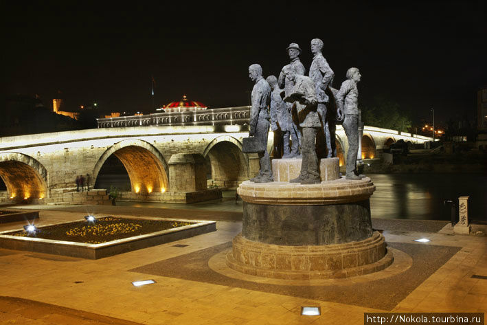 Мост через Вардар Регион Скопье, Северная Македония