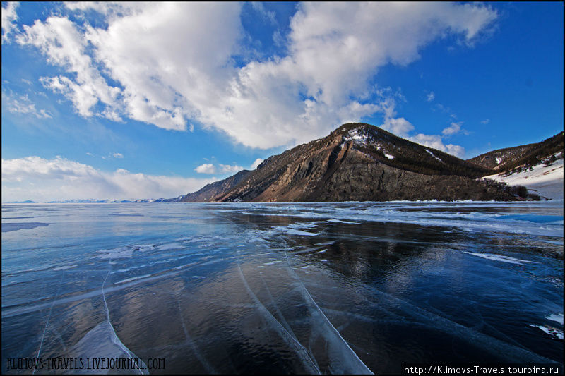 Самый черный лед из встреченных нами Остров Ольхон, Россия