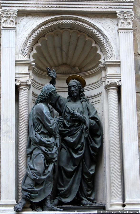 Христос и Фома Ардреа Верроккьо, 1467-83 Флоренция, Италия