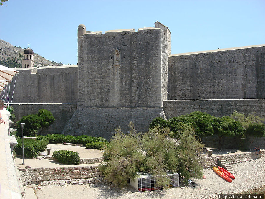 Крепостные стены старого города Дубровник, Хорватия