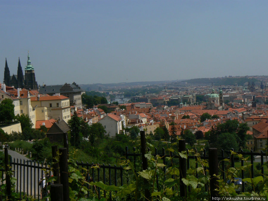 Прага с холма Петржин Прага, Чехия