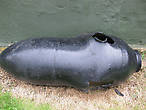 Немецкая бомба, поднятая со дна Темзы