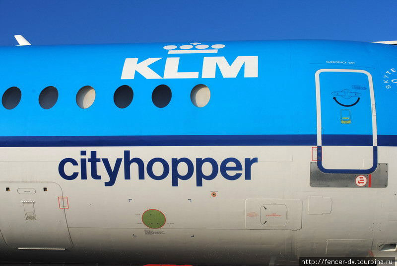 Ситихопперы KLM летают из Амстердама в города Европы Амстердам, Нидерланды