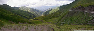 Перевал Датвис Джвари (Медвежий Крест). Высота 2876 м (По данным Lonelyplanet) и 3047 м (по данным центра туристической информации Грузии). Перевал разделяет Закавказье и Северный Кавказ.