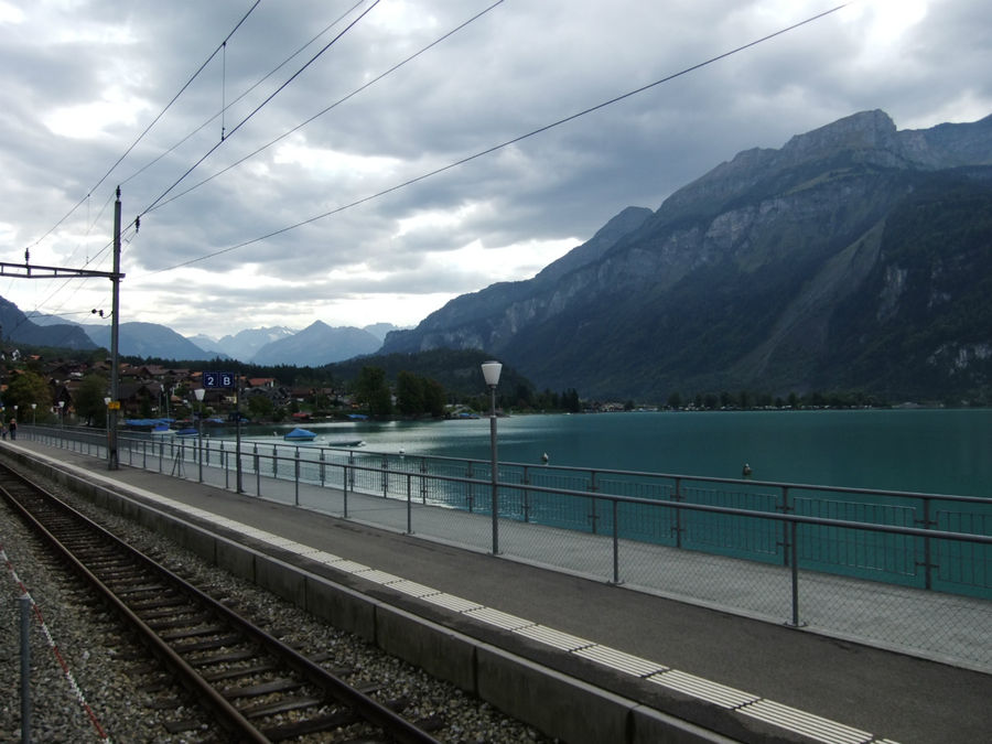 Альпийский поезд. Интерлакен, Швейцария