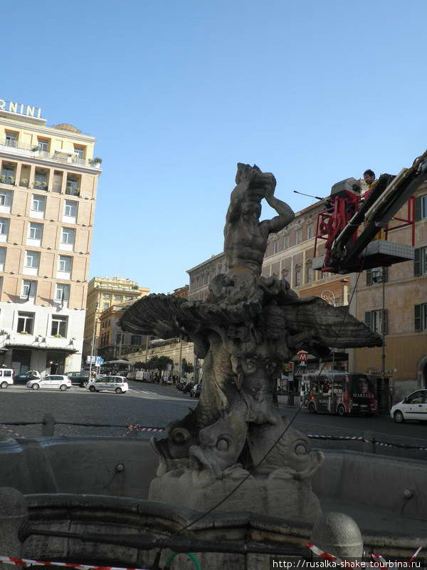 Площадь Барберини Рим, Италия Площадь Барберини Рим, Италия