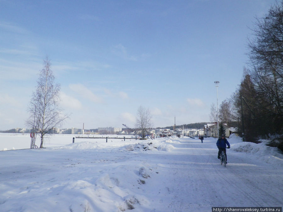 Пять часов в Лахти ожидающей весну Лахти, Финляндия
