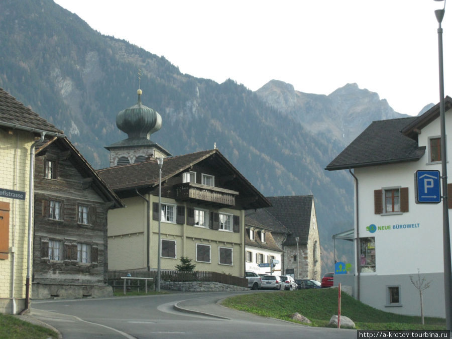 Горное лихтенштейнское село Тризенберг, Лихтенштейн