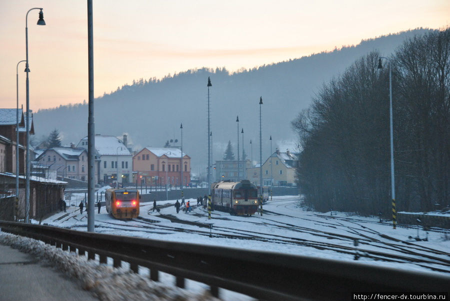 Танвальд — довольно крупный по чешским меркам железнодорожный узел