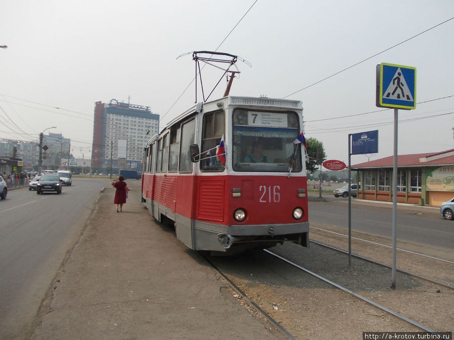 трамвай Красноярск, Россия