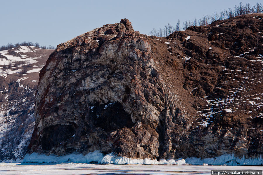 Усталое чудовище озеро Байкал, Россия