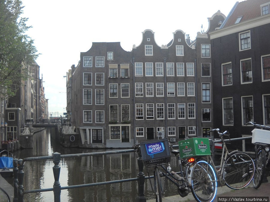 Классическая амстердамская картинка Амстердам, Нидерланды