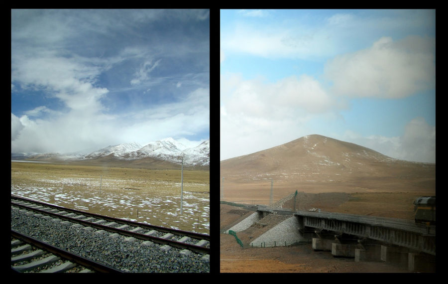 Один раз заснял локомотив поезда Тибет, Китай