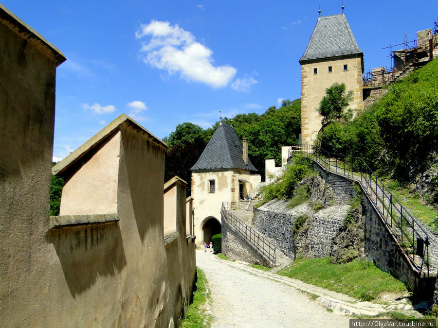 В целом замок произвел приятное впечатление Карлштейн, Чехия