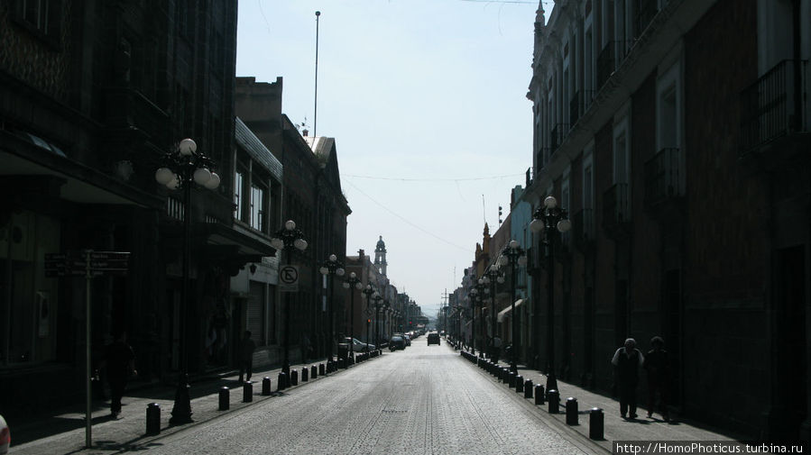 Улицы Пуэблы Пуэбла, Мексика