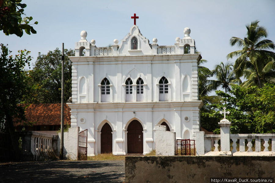 Признаки католицизма, привезённого португальцами Вагатор, Индия