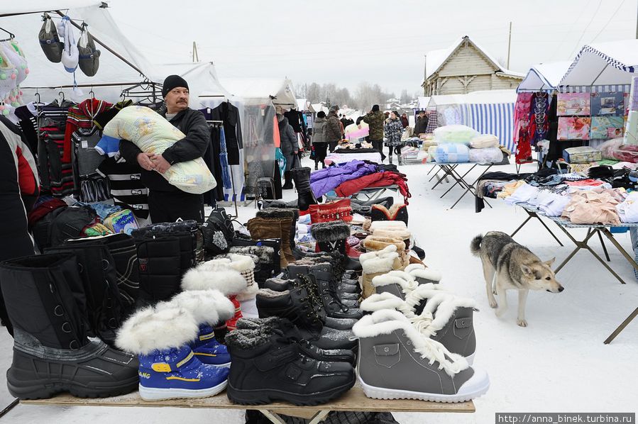 Калевальский рынок, зимний ассортимент Калевала, Россия