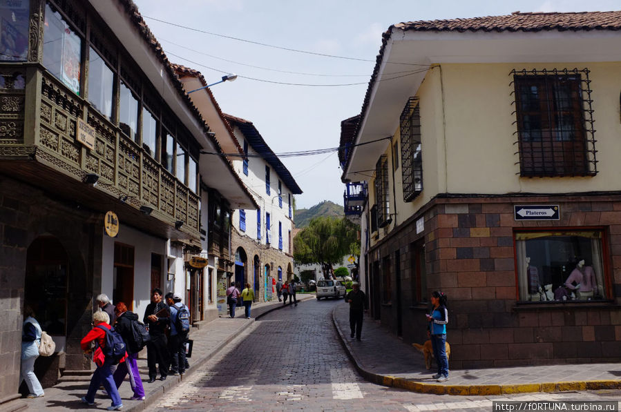 Город в горах Куско, Перу