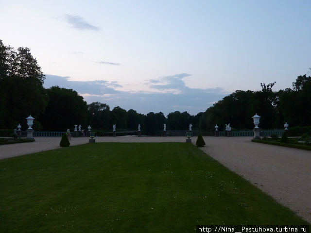 Замок и парк Шарлоттенбург.  От заката до рассвета Берлин, Германия