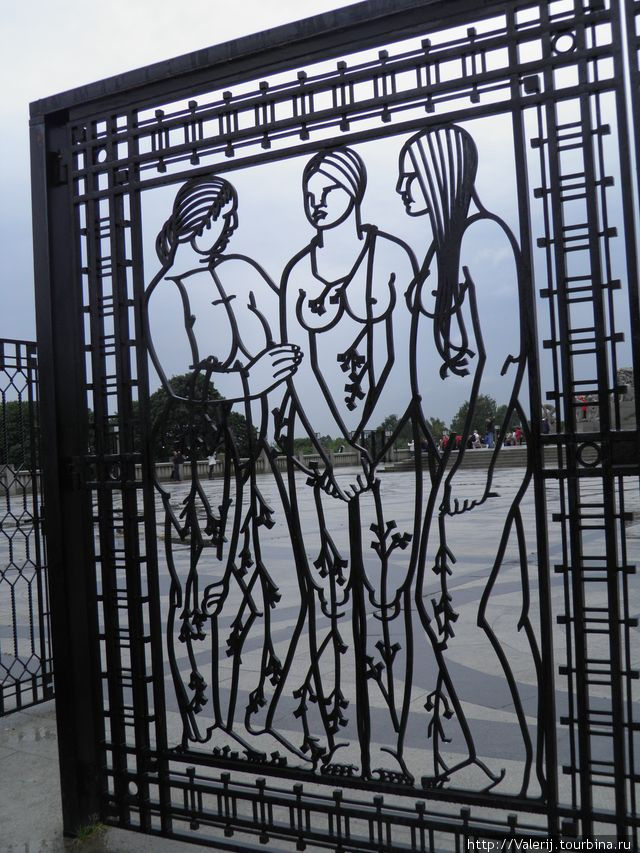 Решетки Вигеланд парка и смысл жизни человеческой Осло, Норвегия
