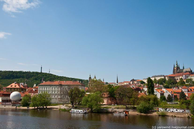 Вид на Малу Страну Прага, Чехия