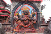 Катманду, площадь Дарбар. Кал Бхайрав — гневное воплощение Шивы