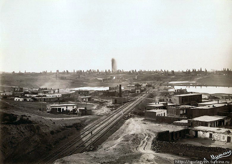 Сабунчи Панорама нефтепромыслов-1888 Сабунчи, Азербайджан Сабунчи Панорама нефтепромыслов-1888 Сабунчи, Азербайджан