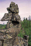 Каменный истукан на устье Большой Нирунгды.