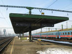 Станция Солнок (100 км к северо-востоку от Будапешта). Это большая станция