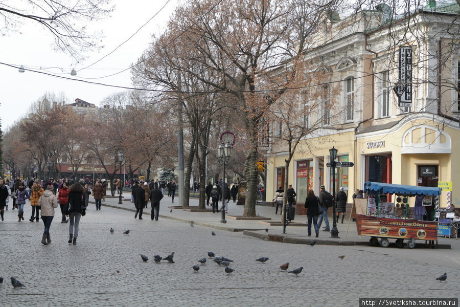 Дерибасовская улица и ее окрестности Одесса, Украина