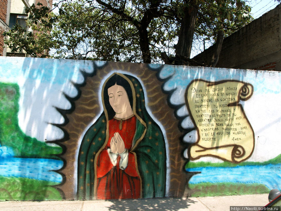 Рисунки на стенах Мехико, Мексика