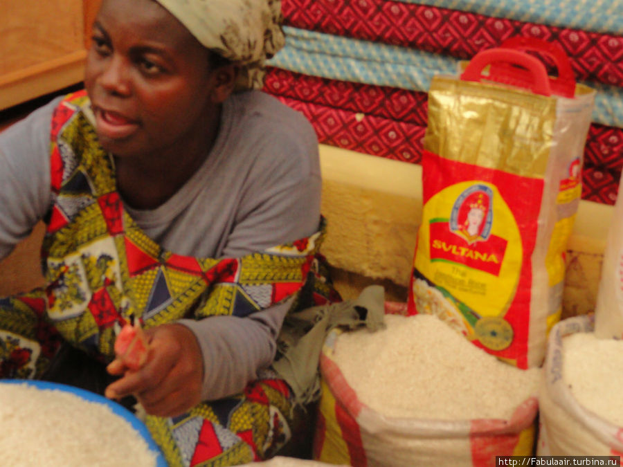 Торговля рисом Кумаси, Гана