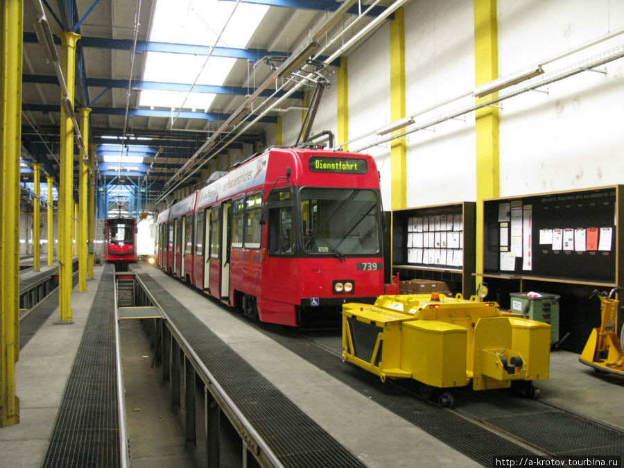 Трамвайное депо в Берне Берн, Швейцария