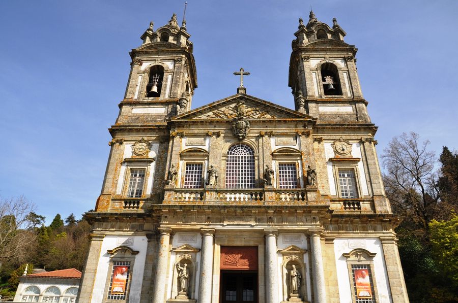 Доехать до Храма Христа Брага, Португалия