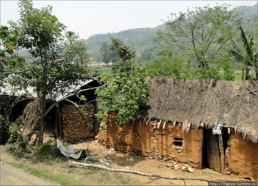 Глинобитные жилища Зона Гандаки, Непал