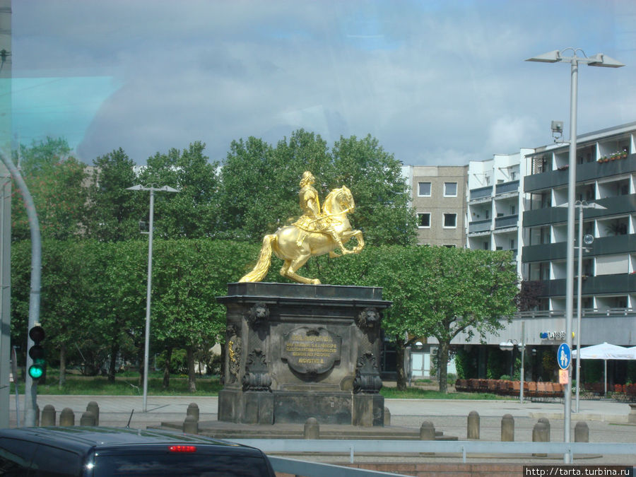Золотой всадник Дрезден, Германия