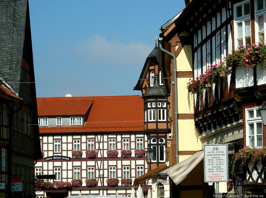 Пёстрый город в Харце Вернигероде, Германия