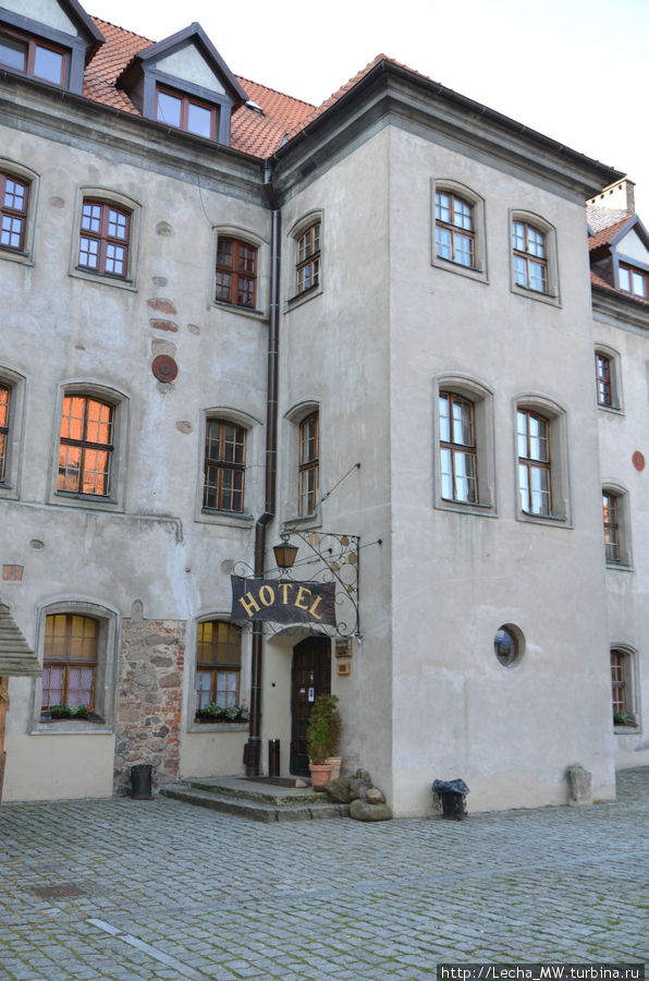 Гостиница, вид со двора Бытув, Польша