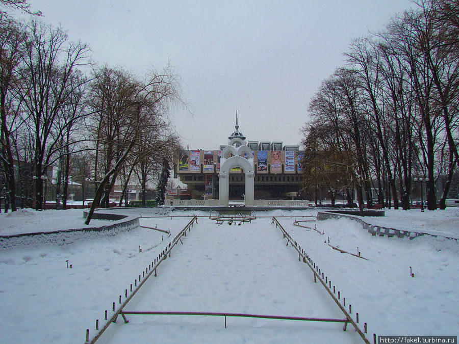 Это зимой Харьков, Украина