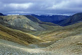Вид на долину Сунтара с перевала.