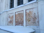 Росписи на стене Никольского храма