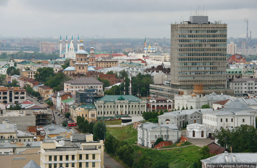 Слева — корпуса Казанского Университета Казань, Россия