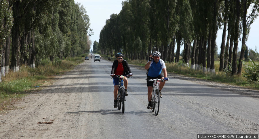 Вокруг Иссык-Куля на велосипеде. Северная сторона озера. Чолпон-Ата, Киргизия